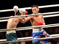 This is a photo of a boxing competition